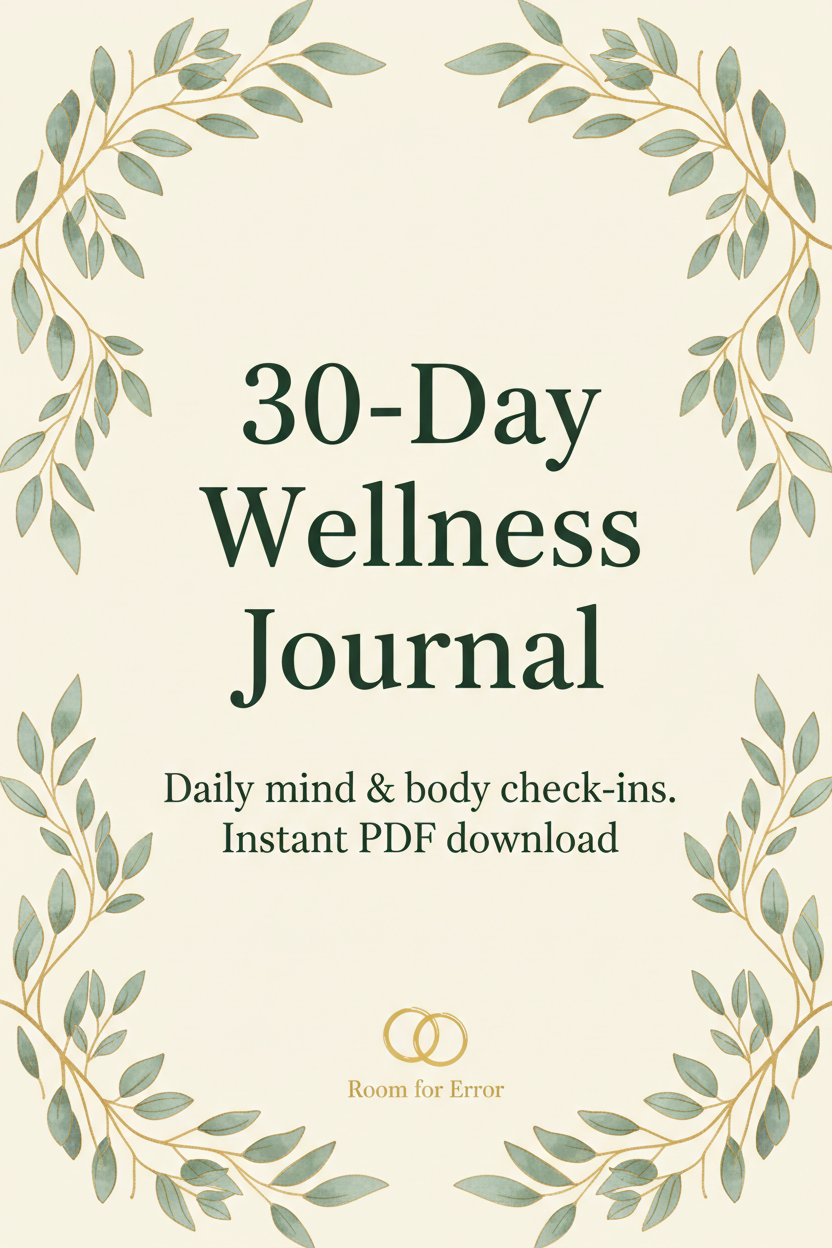 Wellness Journal Pin